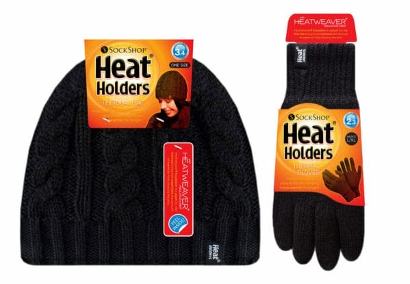 Heat Holders Hat and Glove Set
