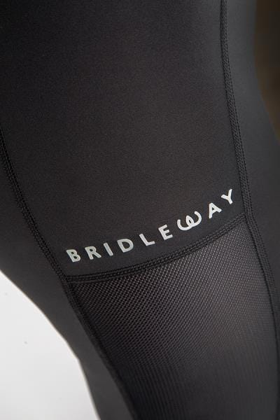 Bridleway Paige Navy Ladies Jodhpurs Riding Tights With Cooling Mesh Grip Seat 