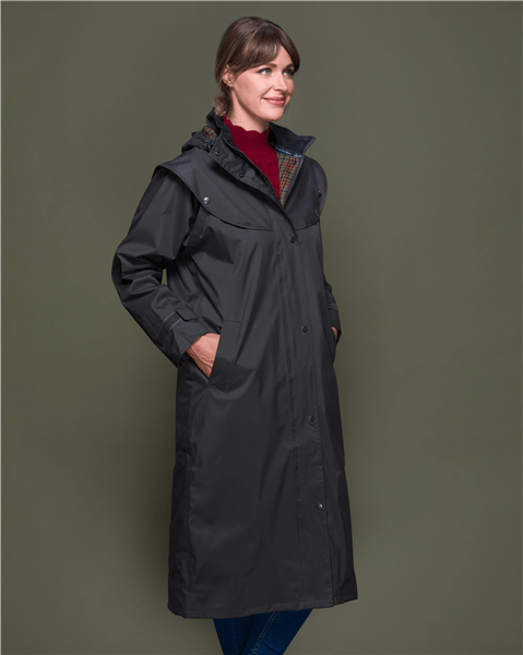 Jack Murphy Malvern Ladies Long Waterproof Coat | DP4Q3AZJZN Malvern Olive 358