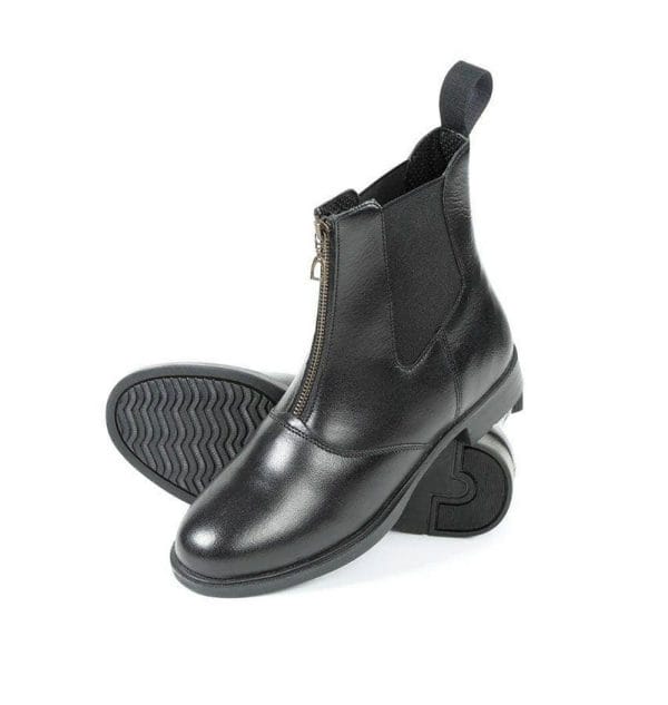 Bridleway Leather Zip Jodhpur Boots | v774 black 2 2 1