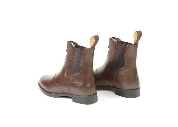 Bridleway Leather Zip Jodhpur Boots | v774 brown 2 1 1