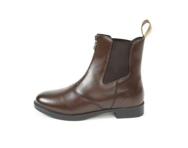 Bridleway Leather Zip Jodhpur Boots | v774 brown 3 1 1