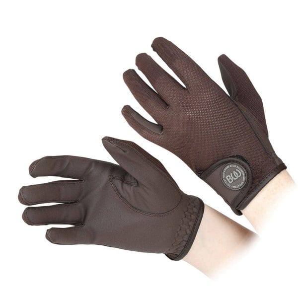 Windsor Riding Gloves - Child | v836 brown 1 2 1