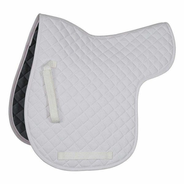 Bridleway Quick Dry Quilted Numnah - v567 4 1 1 1 white