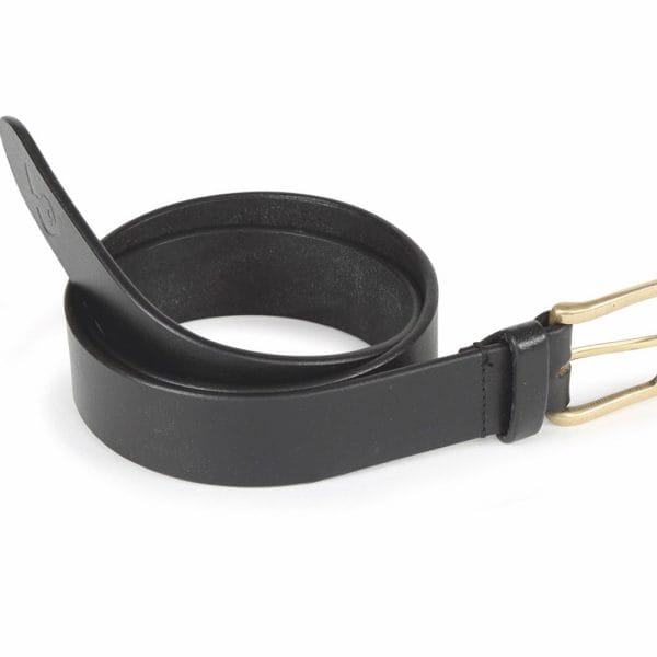 Aubrion 25mm Skinny Leather Belt - Adult - 9878 black