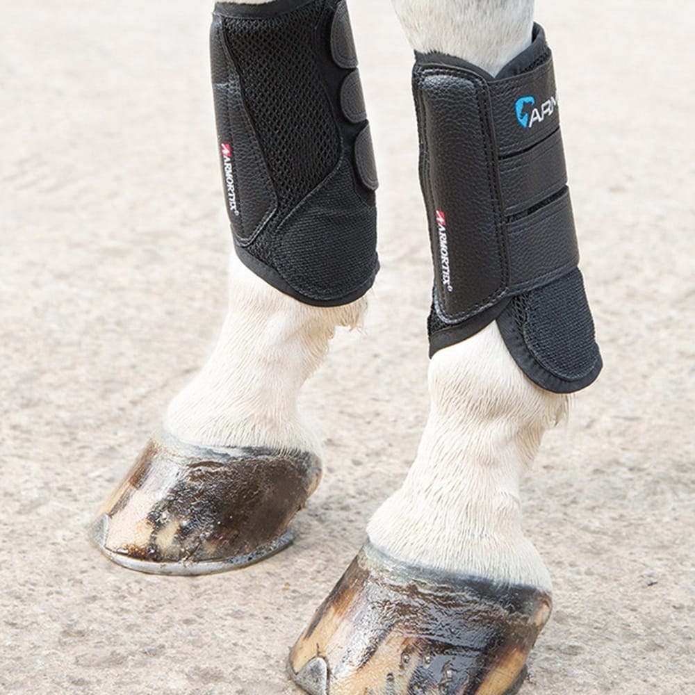 SALE 60% OFF Bridleway Brushing Boots Tough Strike Pads White Extra Full Size 