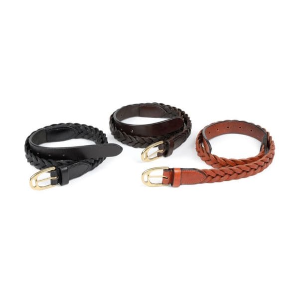 Aubrion Plaited Leather Belt | aubrion plaited leather belt