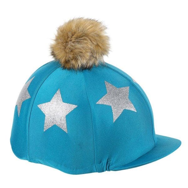 Glitter Star Hat Cover | 829 teal 2 1