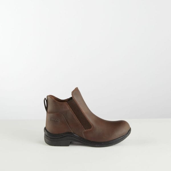 Toggi Suffolk Yard & Jodhpur Boot | toggi unisex suffolk leather jodhpur boots brown side