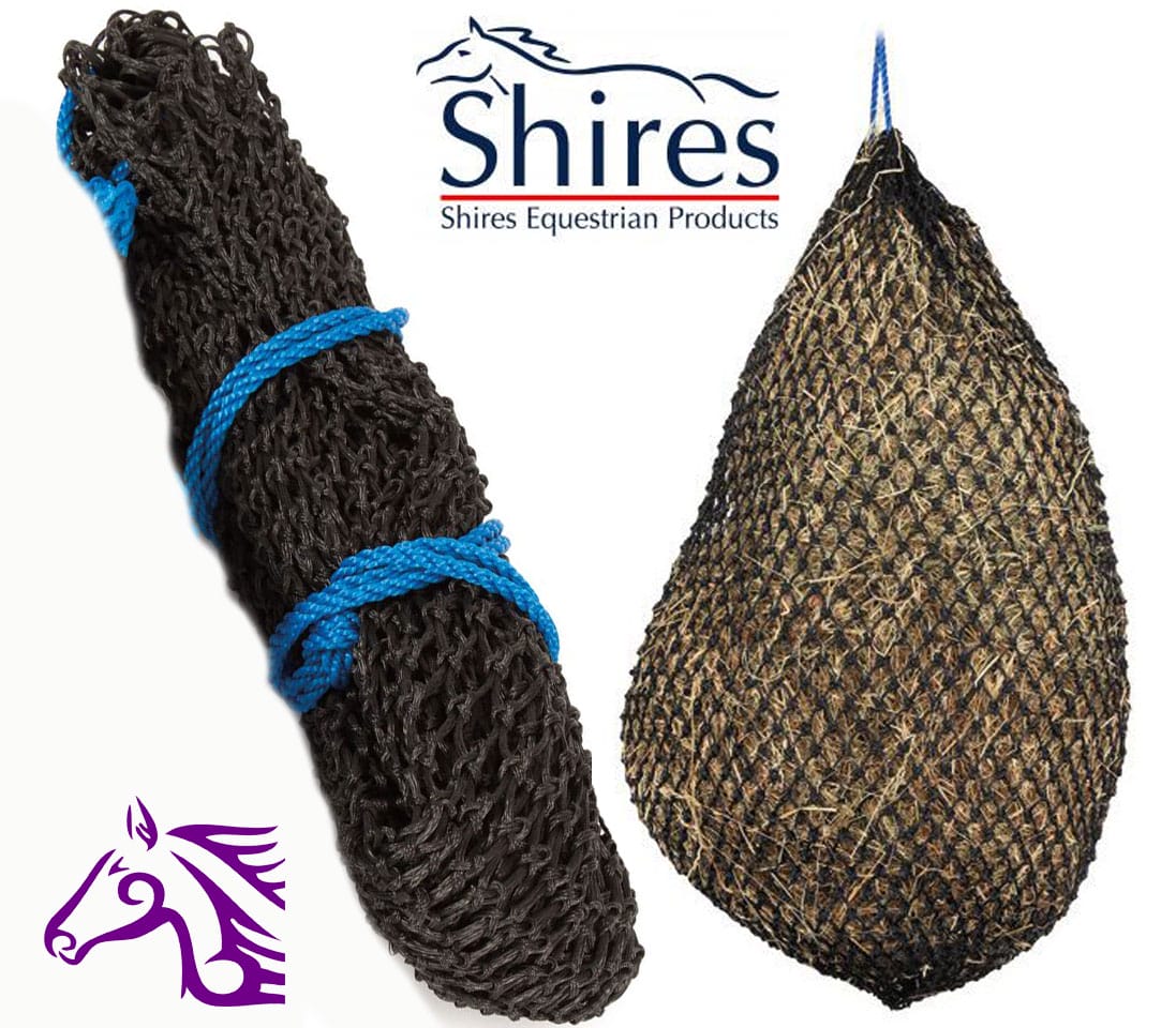 Shires Small Fine Mesh Haylage Or Haynet 2" holes 7 Colours 