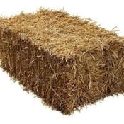 Swish Rape Straw Bedding | Handy Size Barley Straw Bale 16kg compressed to 90cm x 50cm x 40cm Boxed 322759998123