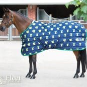 Bridleway Quilted Rug | Bridleway Montreal Stable Rug 220g Fill New Green Apple Design 322725839107
